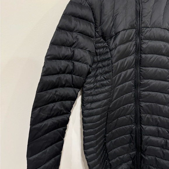 Eddie Bauer Down Black Long Puffy Parka Jacket Size M - Picture 5 of 10